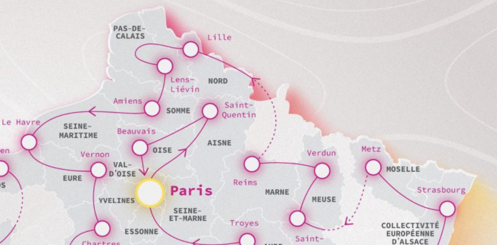 Parcours flamme olympique JOP 2024