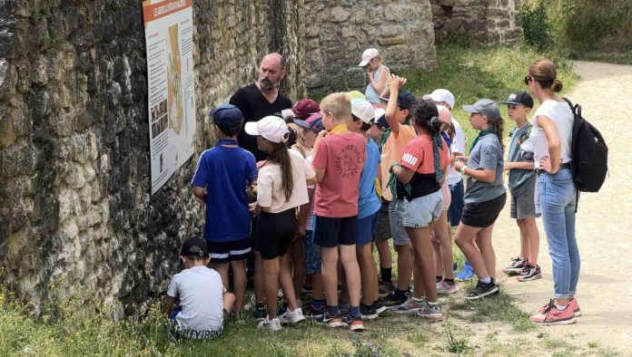 Course d'orientation au château de Malbrouck