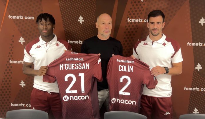 Jean N'Guessan et Maxime Colin présentés à la presse