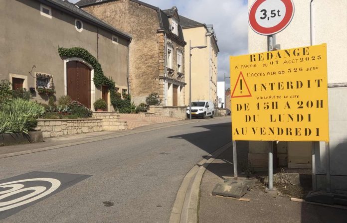 Rédange : la circulation gêne les riverains