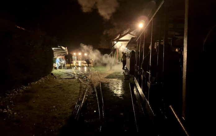 train effrayant Halloween