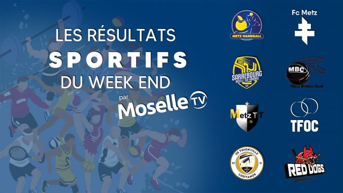 Retrouvez les résultats sportifs de ce week-end en Moselle
