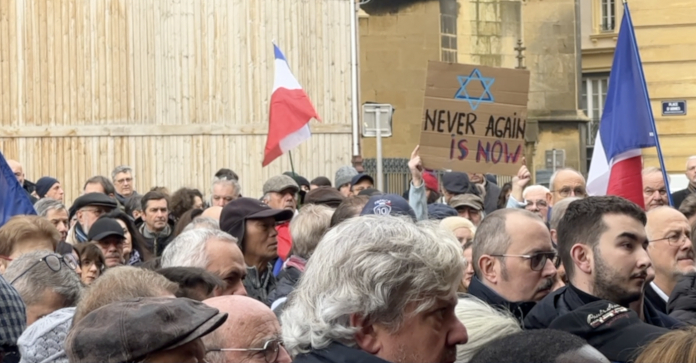 Rassemblement contre l'antisémitisme