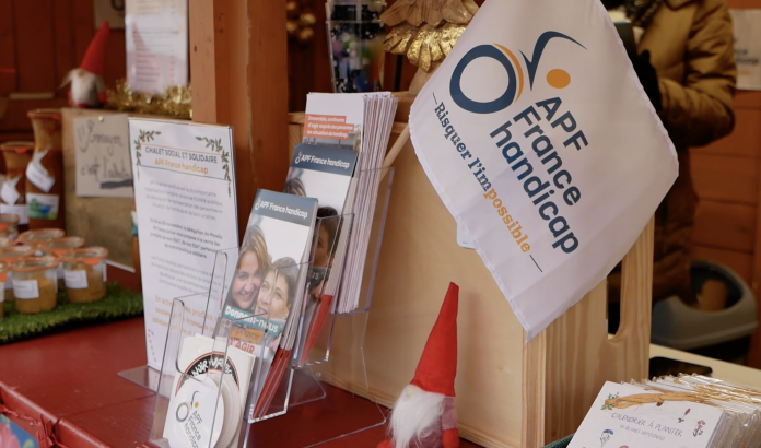 L'association APF France handicap est au marché de Noël