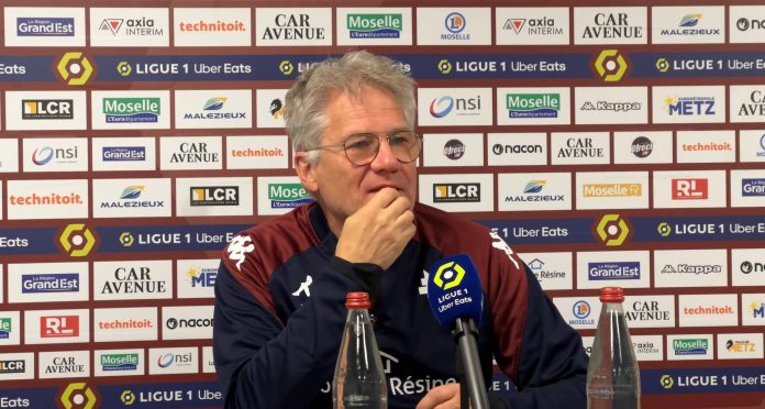 Conférence d'avant-match avant FC Metz - Stade Brestois