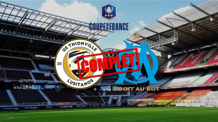 Coupe de France : Thionville - OM à guichets fermés, les reventes surgissent