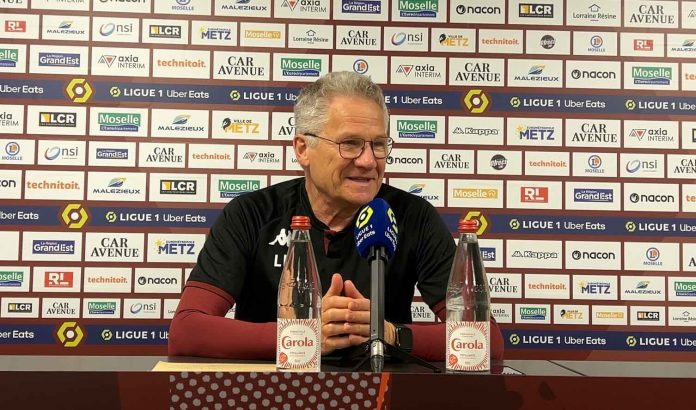 László Bölöni avant la reception de Clermont par le FC Metz