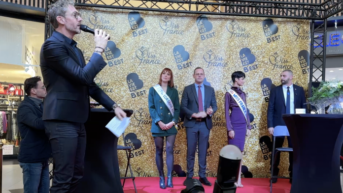 Miss France 2024 et Miss Lorraine au Centre B'est