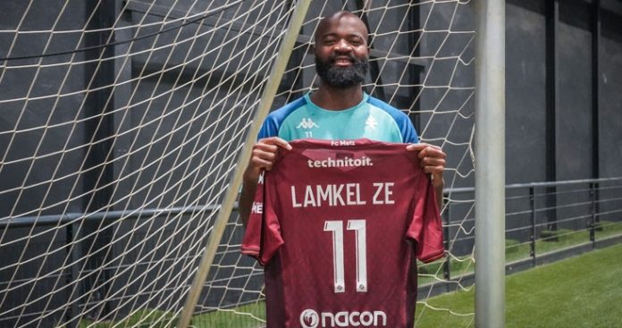 Didier Lamkel Zé est de retour au FC Metz