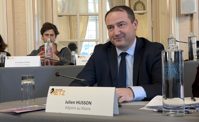 Julien Husson, nouveau premier adjoint à la ville de Metz