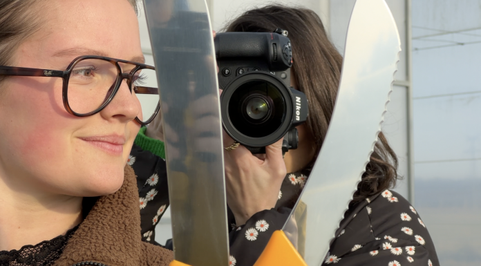 productrice mosellane dans son exploitation