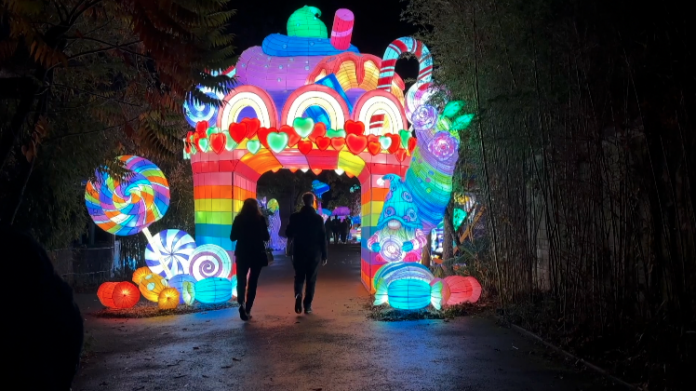 Le festival Luminescences au Zoo d'Amnéville en 2023