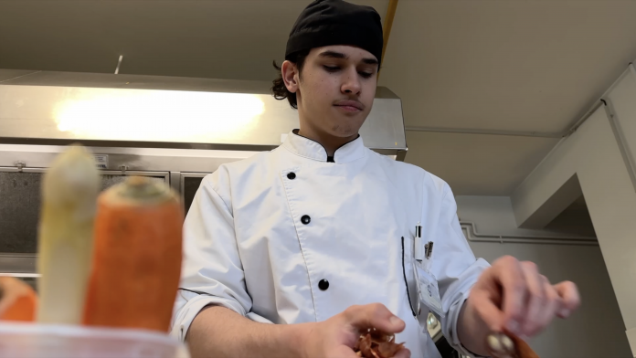Aymeric Geissler, Apprenti à l'UFA Christelle Brua de Sarrebourg