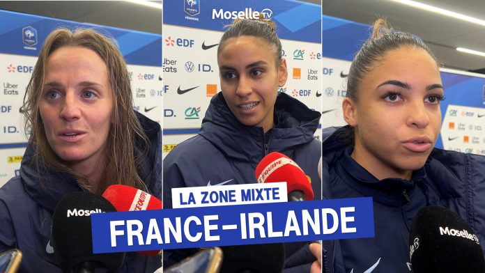 Les réactions des Bleues après leur victoire face à l'Irlande (1-0)