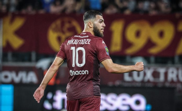 La LFP confirme l'annulation du carton rouge de Georges Mikautadze