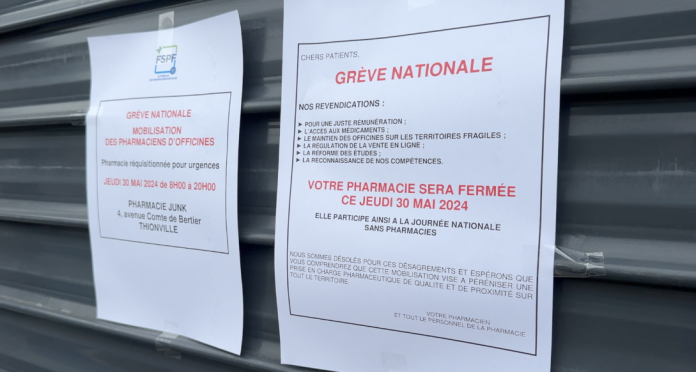 Officines fermées en Moselle : pourquoi les pharmaciens étaient en grève ce jeudi ?