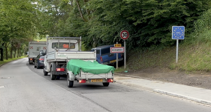 Rédange : les travailleurs frontaliers veulent préserver la route vers Belvaux 