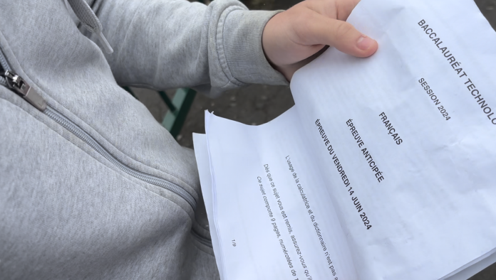 Baccalauréat : début des épreuves pour les lycéens de première