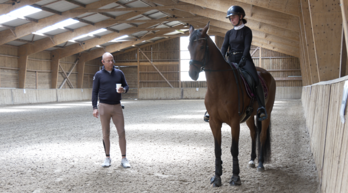 Le cavalier olympique Steffen Peters passe à Rurange-les-Thionville pour donner un cours particulier