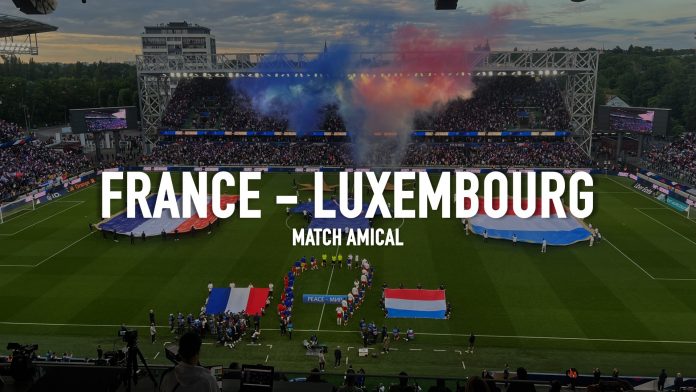 Les Bleus de l'Équipe de France face au Luxembourg à Metz