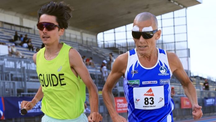Michel Munsch est champion de France parasport du 5000m