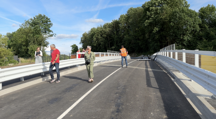 Le pont d'Alzing est désormais accessible aux automobilistes