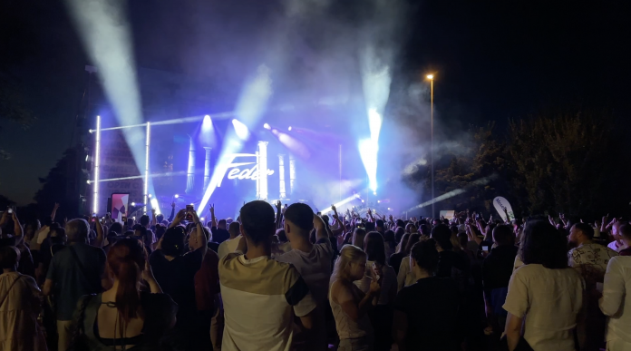 Inauguration fan zone des JO Amnéville et concert de Feder