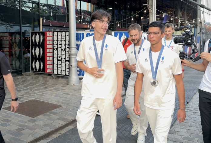 record médaille équipe France olympique