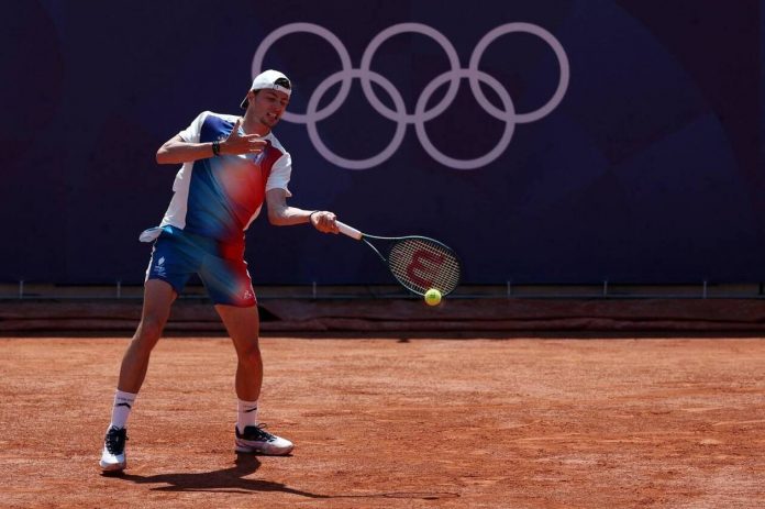 Ugo Humbert s'incline dès le deuxième tour en simple aux Jeux olympique.