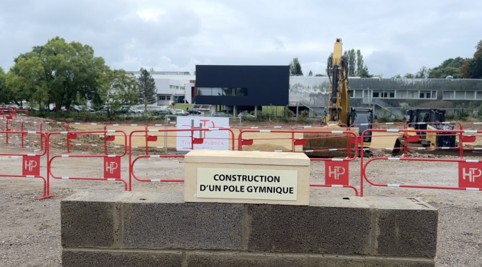 La construction du nouveau pôle de gymnastique de Metz Borny démarre