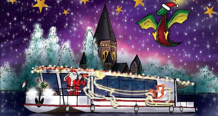 Le traîneau flottant du Père Noël revient pour une 2e saison