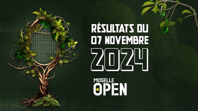 Resultat du jour Moselle Open jeudi 07 novembre