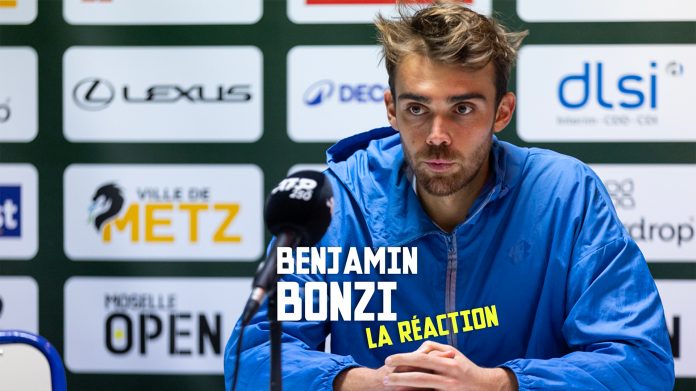 Benjamin Bonzi l'emporte face à Quentin Halys au Moselle Open