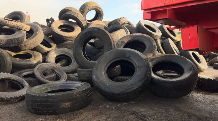 Les pneus agricoles usagés récoltés par LORCA