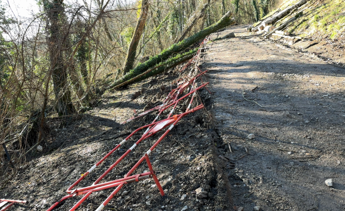 glissement terrain fort de guentrange