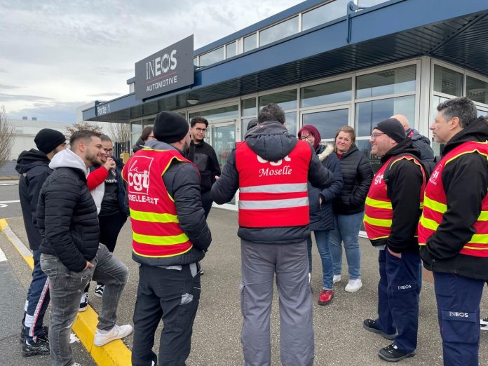Grève Ineos. Crédit photo : Radio Mélodie, Cédric Kempf.