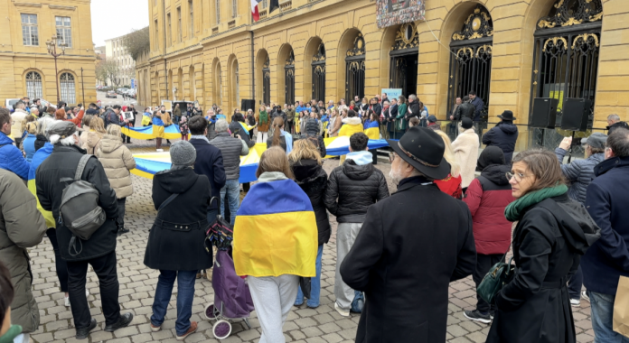 Trois ans après le début de la guerre, Metz réaffirme son soutien à l'Ukraine