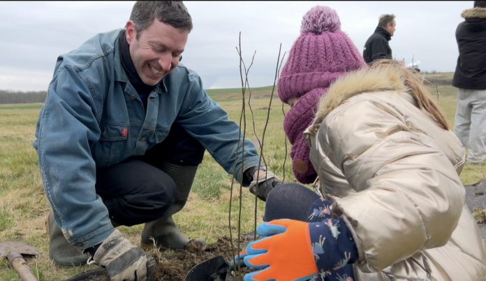 Des haies plantées pour la biodiversité dans l'Arc Mosellan