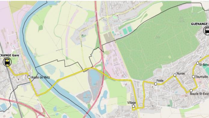 Une nouvelle navette entre Guénange et Uckange