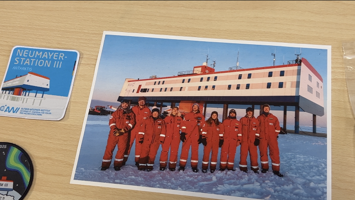 Une lettre envoyée en allemand depuis l’Antarctique à destination du lycée Jean XXIII