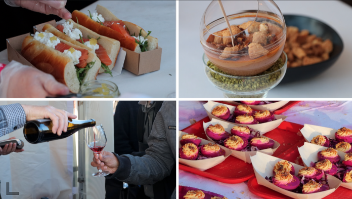 Le gratin culinaire et viticole sur la place de la République