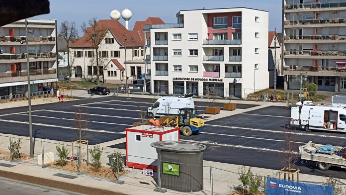 Place Frédéric Rau. Crédit photo : Ville d'Amnéville.