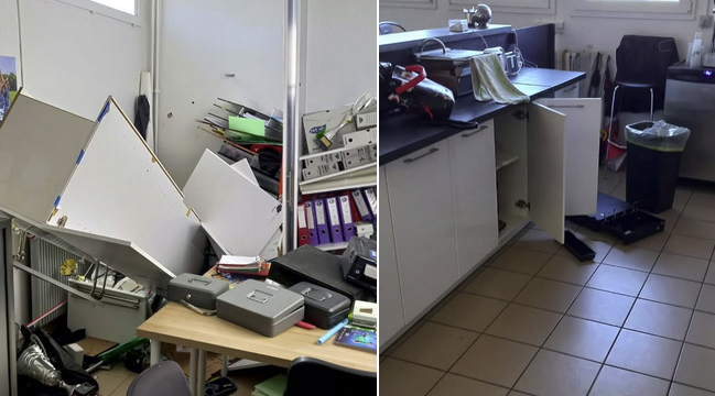 Les locaux du club de l'A.S. Montigny-lès-Metz saccagés