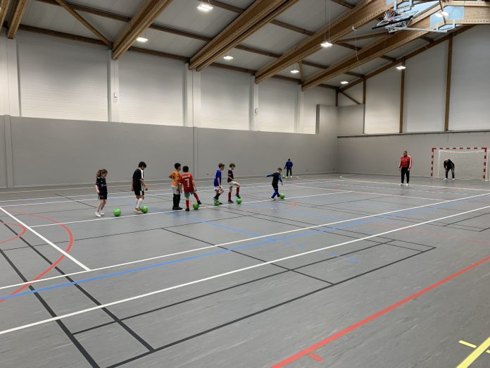 Le gymnase de Morsbach rénové. Il porte désormais le nom d'Olivier Krumbholz Crédit photo : ville de Morsbach