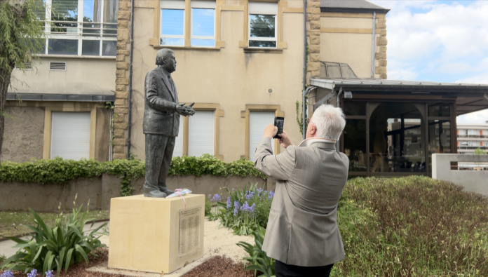 La statue de Jean Kiffer a été inaugurée lundi 5 mai.