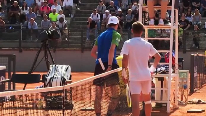 Ugo Humbert contraint à l'abandon au Masters 1000 de Rome