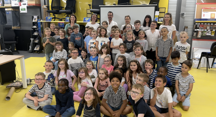 Le skipper Louis Burton est venu rencontrer des élèves mosellans.