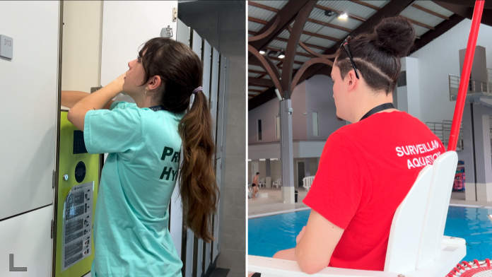 Ces saisonniers ont décidé de passer leur été .... à la piscine