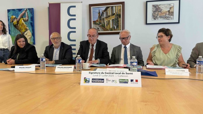 La Communauté de Communes de Cattenom et Environs signe son contrat local de santé