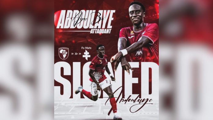 Abdoulaye Agne Ba rejoint le FC Metz et sera prêté au RFC Seraing